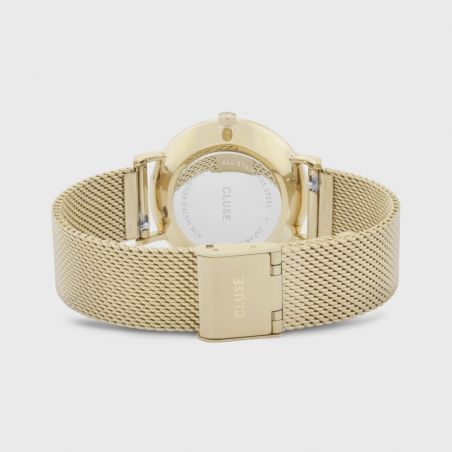 Montre CLUSE - Minuit Mesh White, Gold Colour