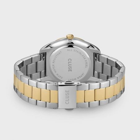 CLUSE Watch - Triomphe Steel White Pearl, Silver Color