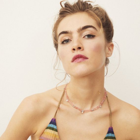 Tamouré black necklace