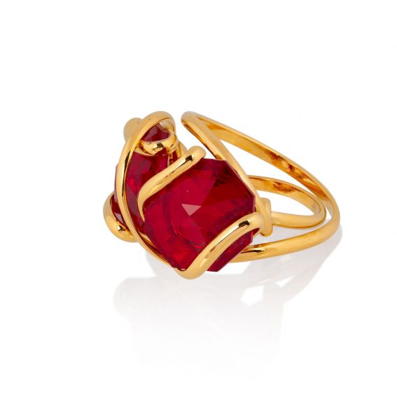 Moondust zwarte ring