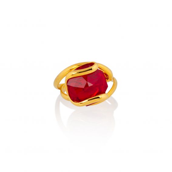 Andrea Marazzini - Bague Cristal Swarovski  Siam 14mm