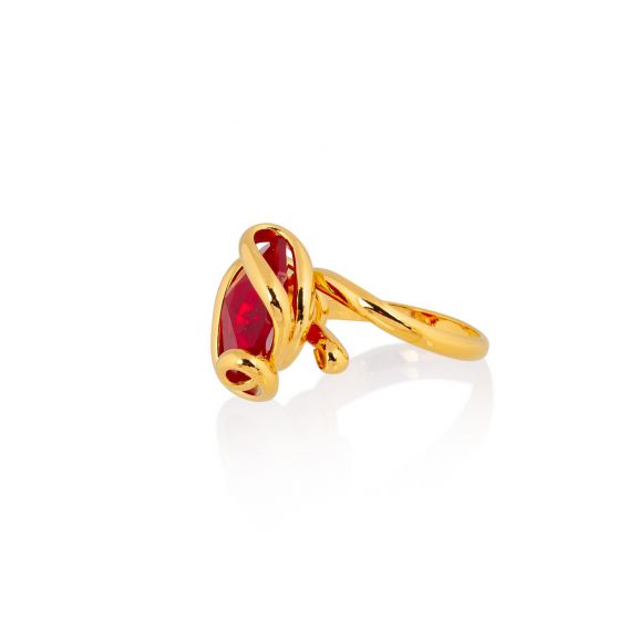 Moondust zwarte ring