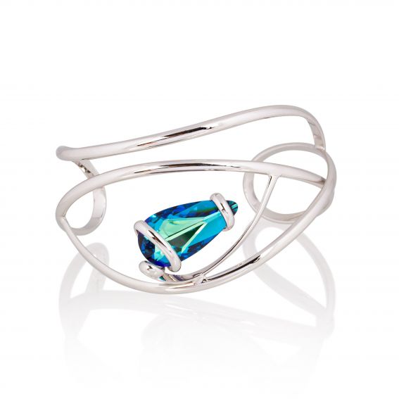 Andrea Marazzini bijoux - Bracelet cristal Swarovski Elegant Bermuda blue