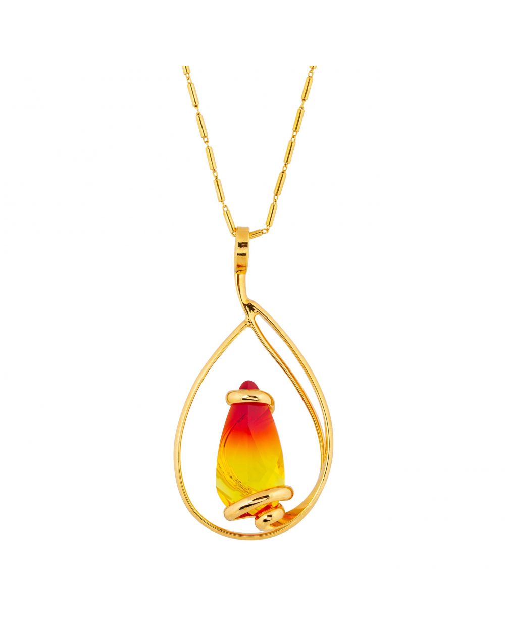 Collier Andrea Marazzini, pierre Swarovski Elegant Fire Opal