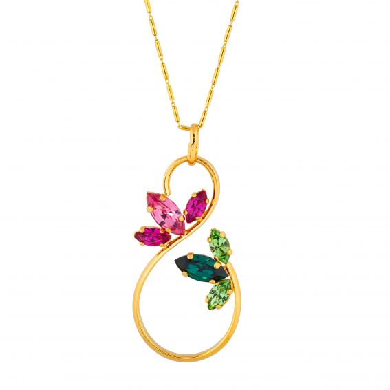 Collier Andrea Marazzini, pierre Swarovski Navette Printemps
