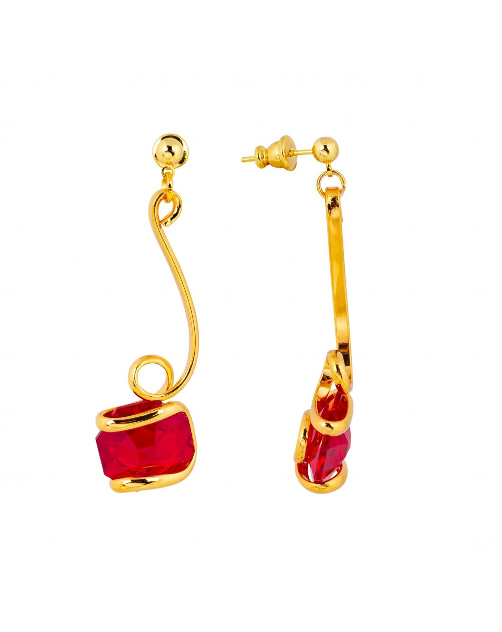 Boucles d'oreille Andrea Marazzini - Boucles d'oreilles Octagon Siam Longues