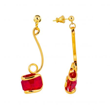 Swarovski blue crystal earrings