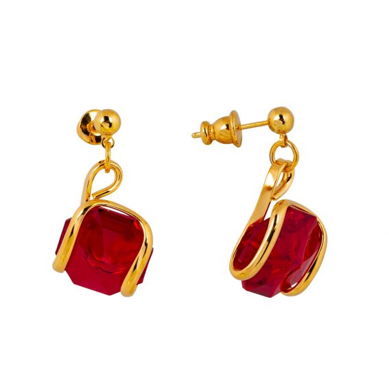 Boucles d'oreille Andrea Marazzini - Boucles d'oreilles Octagon Siam Courtes