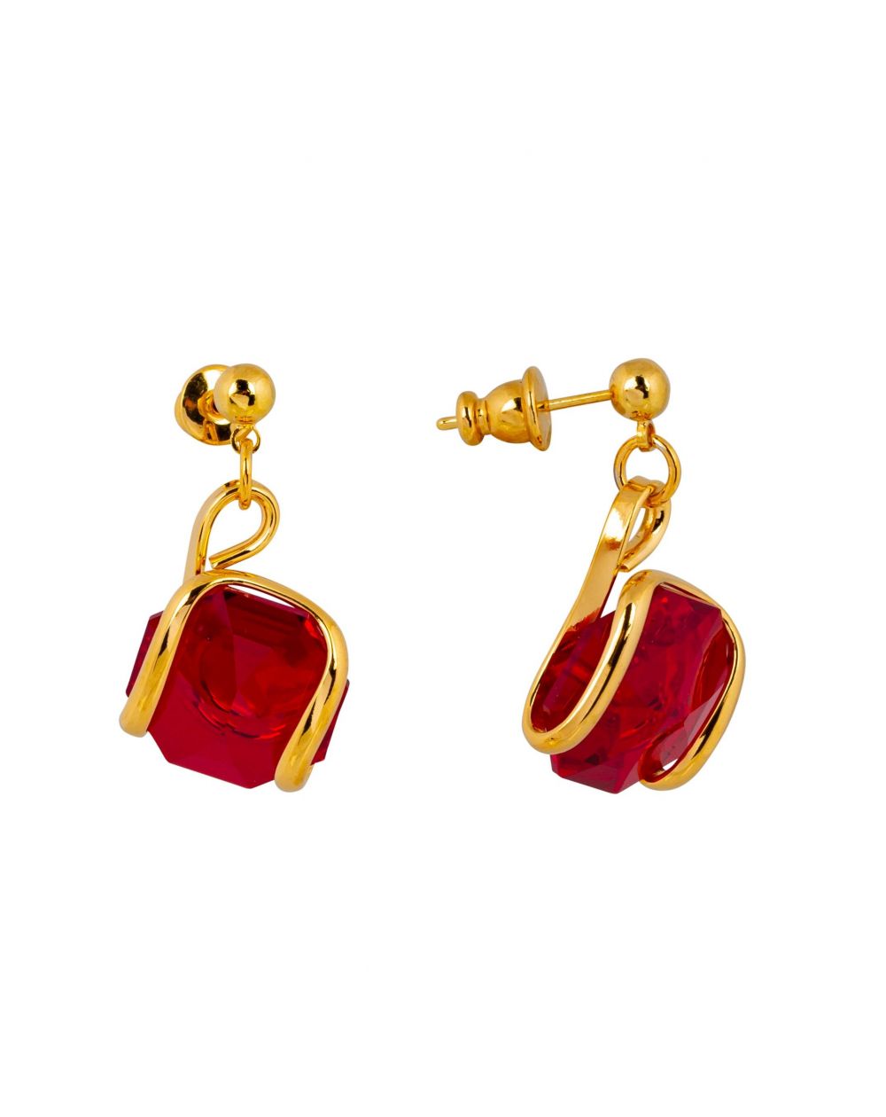 Boucles d'oreille Andrea Marazzini - Boucles d'oreilles Octagon Siam Courtes