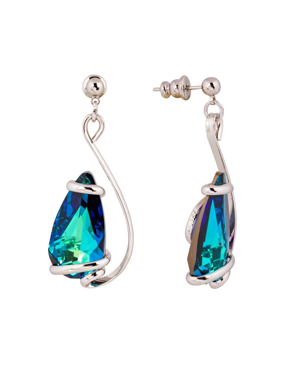 Boucles d'oreille Andrea Marazzini - Boucles d'oreilles Elegant Bermuda Blue