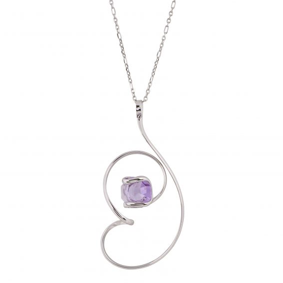 ovale Swarovski munt kristal ketting
