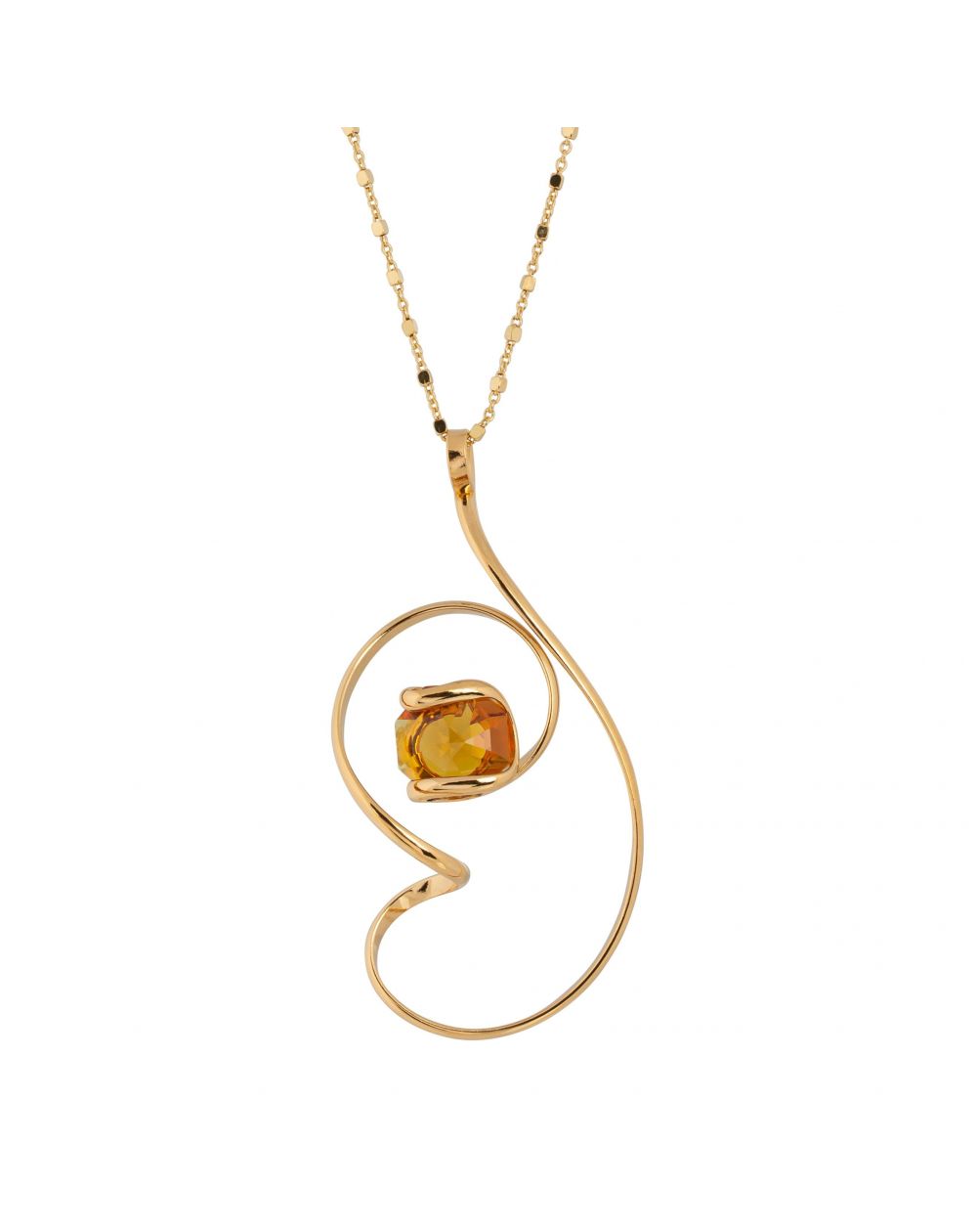 Collier Andrea Marazzini, pierre Swarovski Octagon Topaz