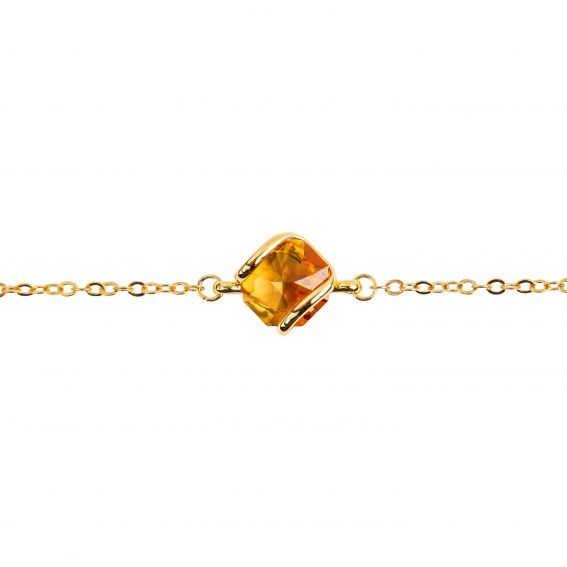 Andrea Marazzini bijoux - Bracelet cristal Swarovski Octagon Topaz