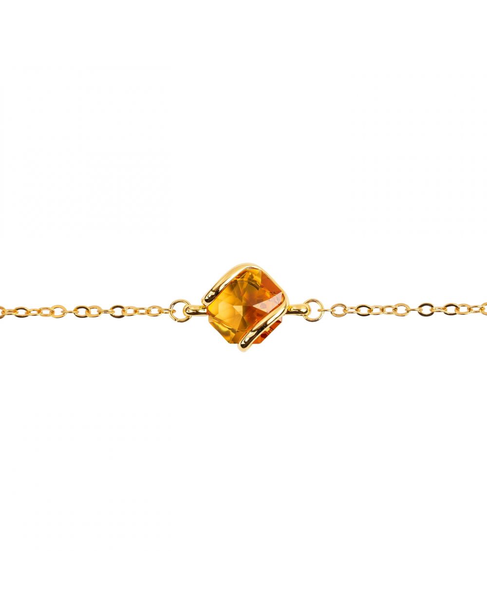 Andrea Marazzini bijoux - Bracelet cristal Swarovski Octagon Topaz