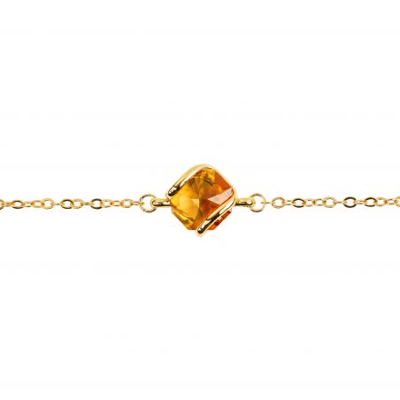 Andrea Marazzini bijoux - Bracelet cristal Swarovski Octagon Topaz