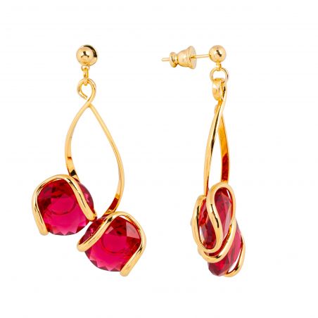 Boucles d'oreille Andrea Marazzini - Boucles d'oreilles Cherry Red Double