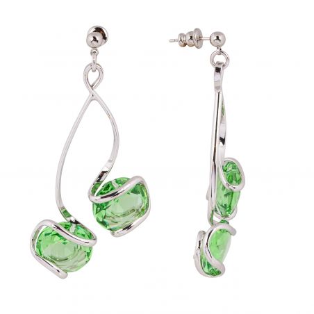Swarovski blue crystal earrings