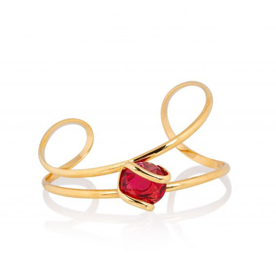 Andrea Marazzini bijoux - Bracelet cristal Swarovski Cherry Red
