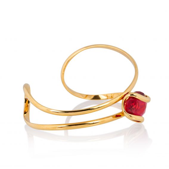 Andrea Marazzini bijoux - Bracelet cristal Swarovski Cherry Red