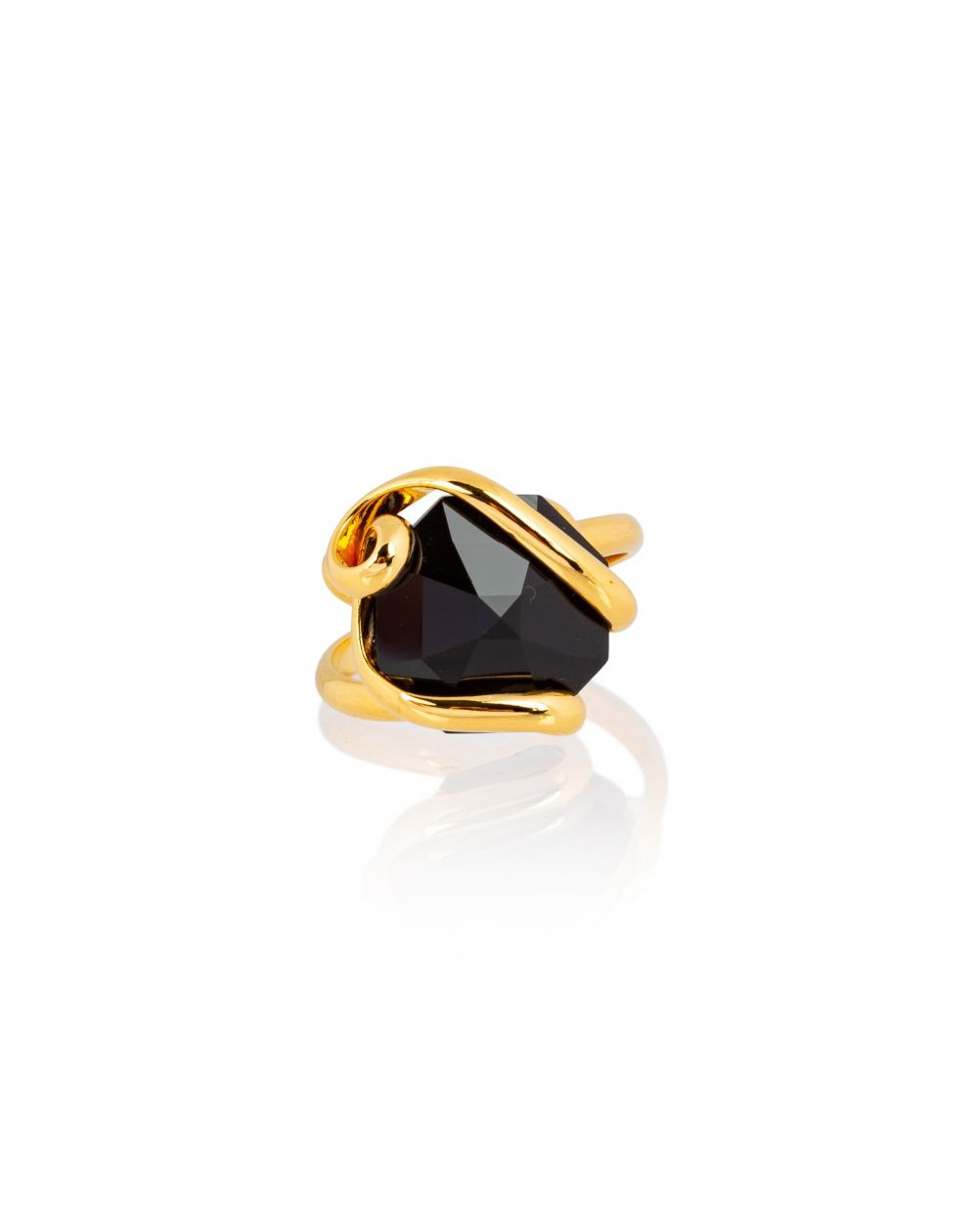 Andrea Marazzini - Bague Cristal Swarovski  Octagon Black