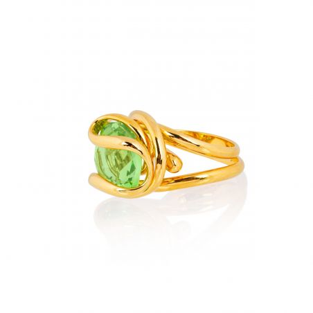 Andrea Marazzini - Bague Cristal Swarovski Cherry Peridot