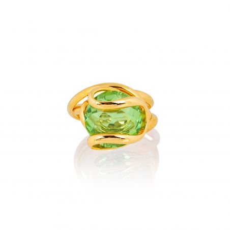Andrea Marazzini - Bague Cristal Swarovski Cherry Peridot
