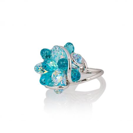 Andrea Marazzini - Bague Cristal Swarovski Bouquet LT/AB
