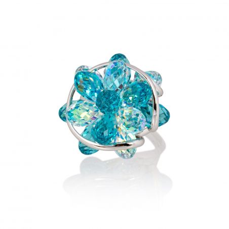 Andrea Marazzini - Bague Cristal Swarovski Bouquet LT/AB