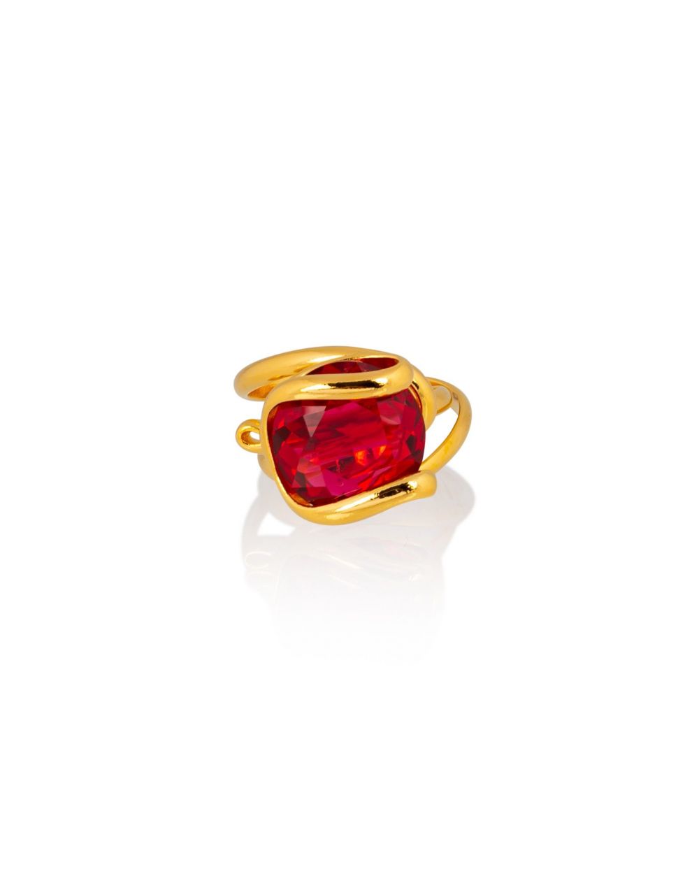 Andrea Marazzini - Bague Cristal Swarovski Cherry Red