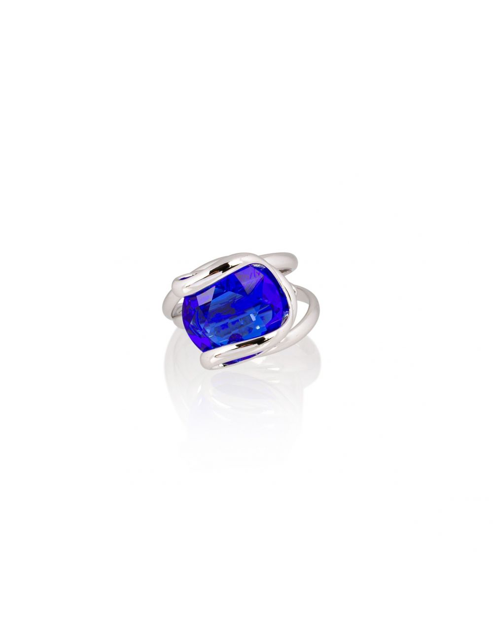 Andrea Marazzini - Bague Cristal Swarovski Cherry Majestic Blue