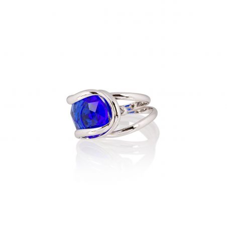 Andrea Marazzini - Bague Cristal Swarovski Cherry Majestic Blue