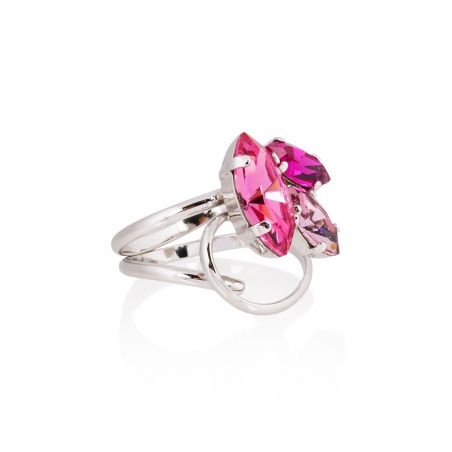 Andrea Marazzini - Bague Cristal Swarovski Navette F64 Flora