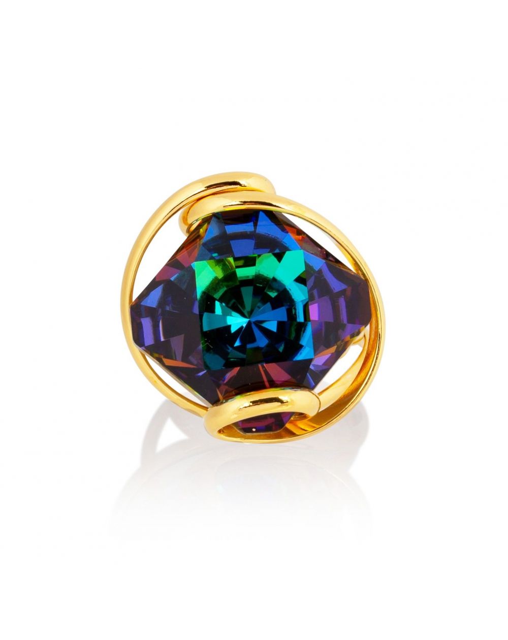 Andrea Marazzini - Bague Cristal Swarovski Big Vega Vitral Medium