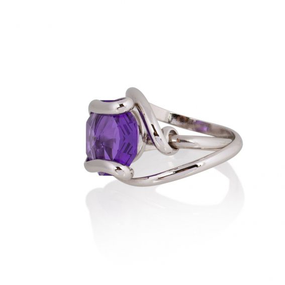 Andrea Marazzini - Bague Cristal Swarovski Octagon Violet