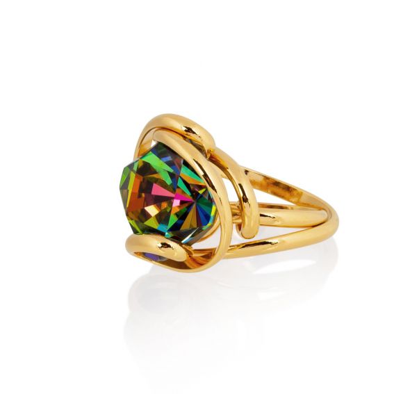 Moondust zwarte ring