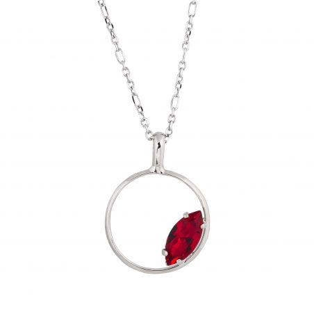 Collier Andrea Marazzini, pierre Swarovski Navette Siam Medina