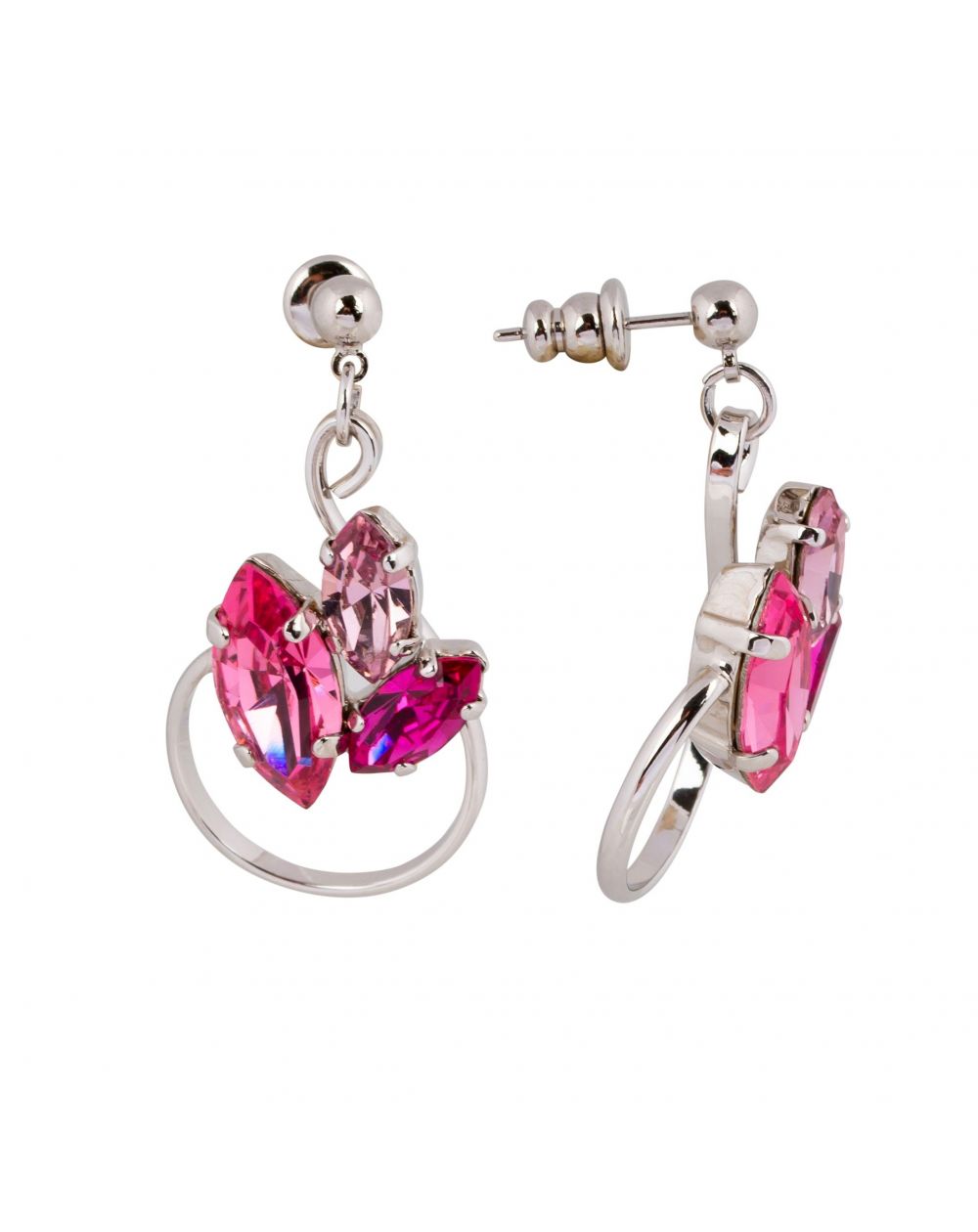 Boucles d'oreille Andrea Marazzini - Boucles d'oreilles Navette F64 Flora