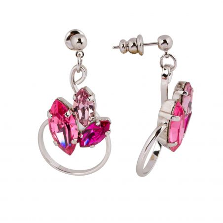 Boucles d'oreille Andrea Marazzini - Boucles d'oreilles Navette F64 Flora