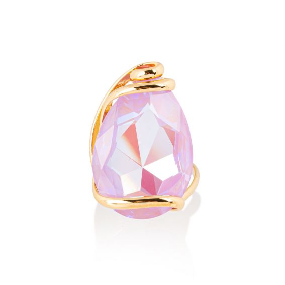 Andrea Marazzini - Bague Cristal Swarovski  New Drop Violet Delite