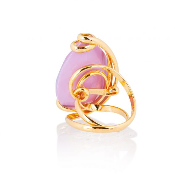 Moondust zwarte ring