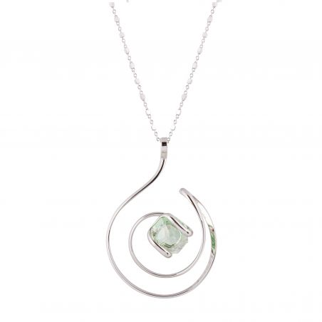 Collier Andrea Marazzini, pierre Swarovski Octagon Peridot