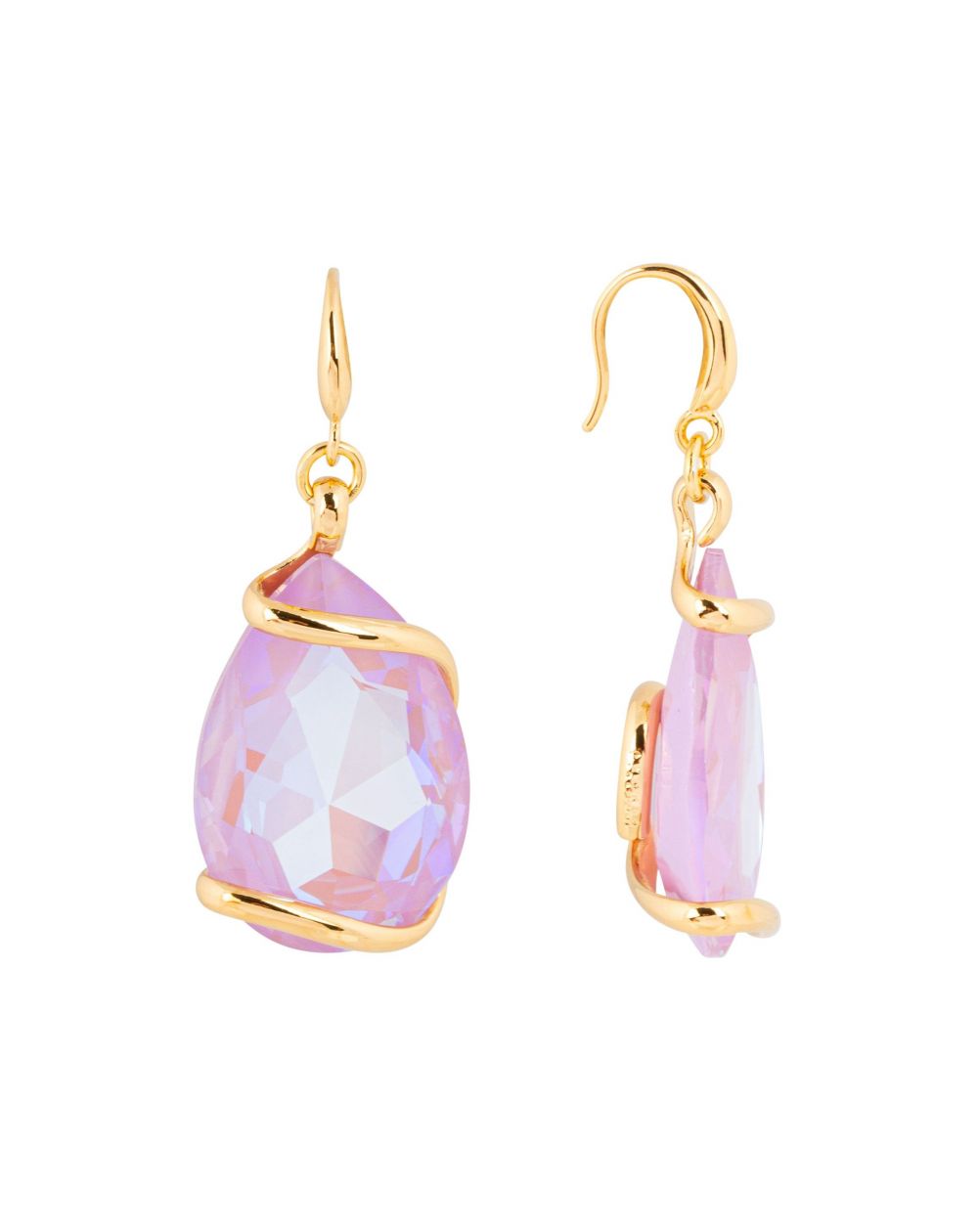 Swarovski blauwe kristallen oorbellen