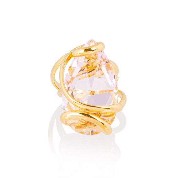 Andrea Marazzini - Bague Cristal Swarovski Drop Rose
