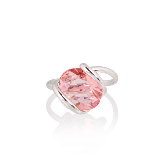 Andrea Marazzini - Bague Cristal Swarovski Mini rose Peach