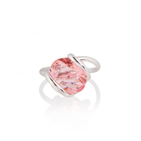 Andrea Marazzini - Bague Cristal Swarovski Mini rose Peach