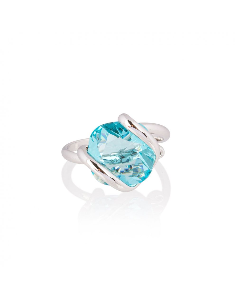 Andrea Marazzini - Bague Cristal Swarovski Mini Light Turquoise