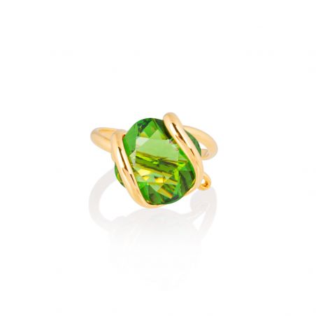 Andrea Marazzini - Bague Cristal Swarovski Mini Fernet Green