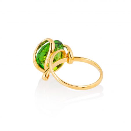 Andrea Marazzini - Bague Cristal Swarovski Mini Fernet Green