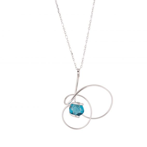 Collier Andrea Marazzini, pierre Swarovski Mini Turquoise Orchidea