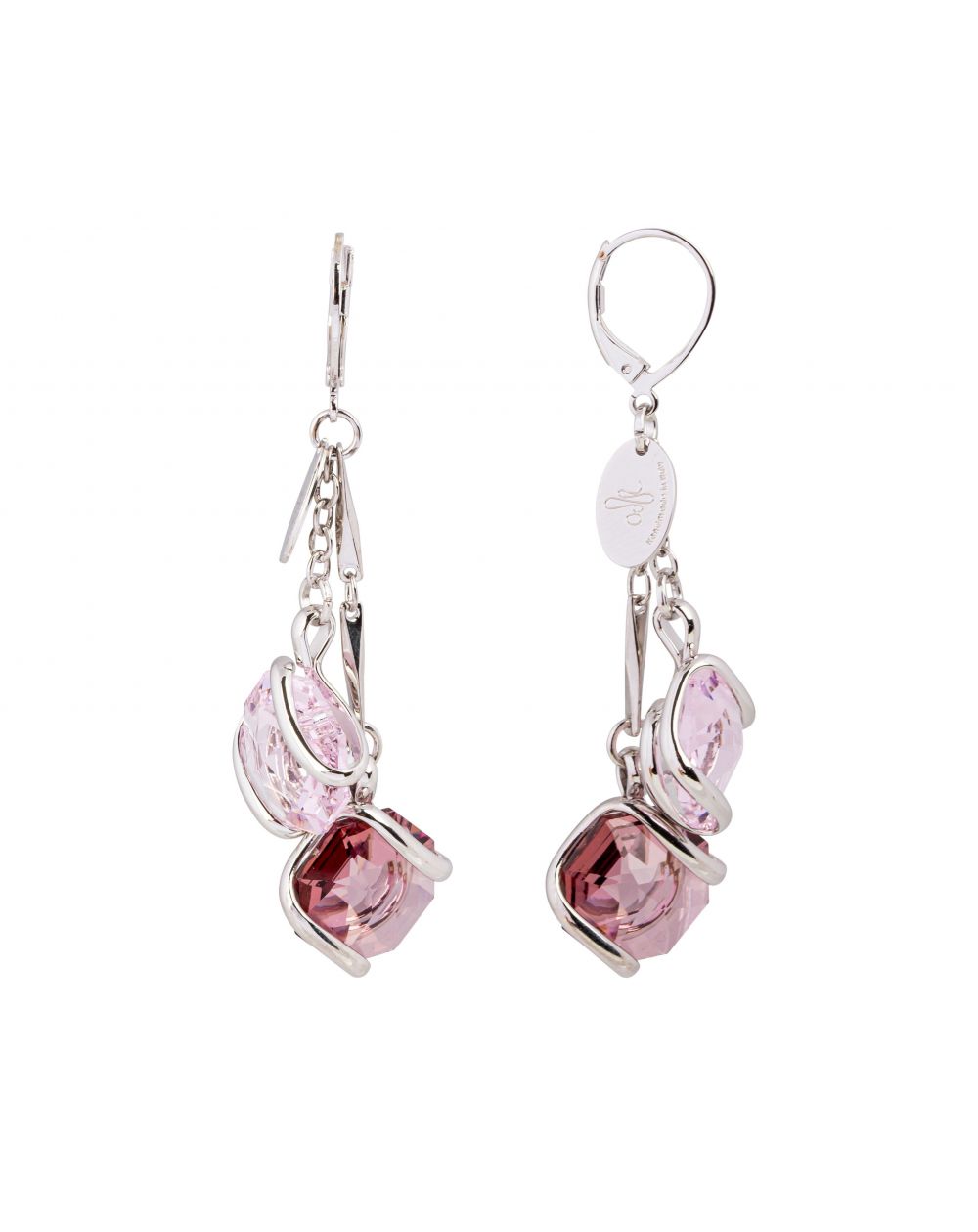 Boucles d'oreille Andrea Marazzini - Boucles d'oreilles Octagon AP/Rose Double